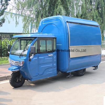 China Energy Saving Mobile Food Trailer Outdoor 3 Wheel Gasoline Motorcycle Electric Food Truck for sale