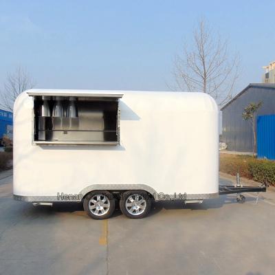 China Easy Operate Food Trailer USA Grilled Hot Dog Burger Food Truck Dining Car Food Trailer for sale