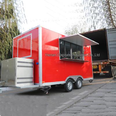 China Vegetable Processing Plant Mobile Bakery Fast Food Truck Trailer Used Food Truck With Kitchen for sale