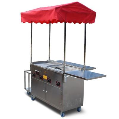 China Easy Operate Mobile Hot Dog Cart Mobile Food Cart Otherhotel Food Trailer Griddle Trailer Street Food Supply Cart for sale