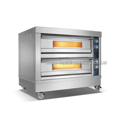 China Commercial Bread Fashion Kitchen Equipment Stainless Steel Cake and Bread Making Oven Gas Pizza Oven Bake for sale