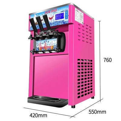 China Best Snack Factory Table Top Soft Ice Cream Machine Frozen Yogurt Machine / Selling Ice Cream Maker for sale