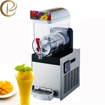 China Single Tank Frozen Smoothie Machine 220V 50HZ Slush Machine Grocery Use 15L Automatic Smoothie Machine for sale