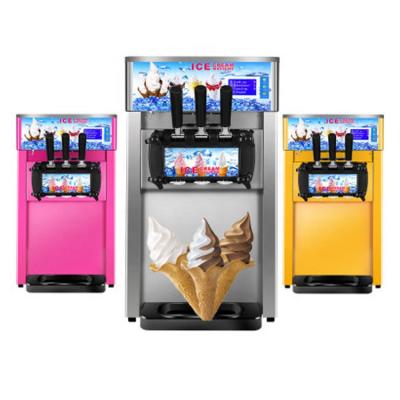 China Snack Factory Soft Ice Cream Roll Machine Fried Mobile Ice Cream Cart for sale