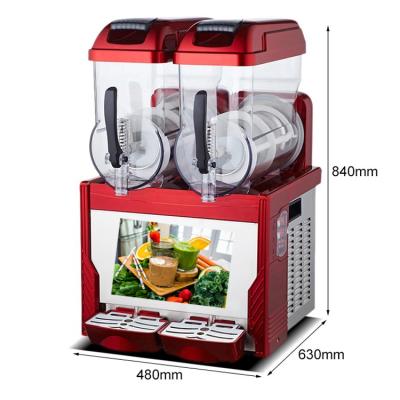 China Original Slush Slushie Puppie Machine For Home Ice Tanks Soggy Freezy Slushie Making Maker Small Double for sale