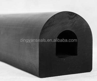 China High Quality Good Price D Boat Fender Rubber Fender Semicircular Marine Type D Type Fender For Dock for sale