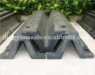 China Dock Boat And Arch V Type Rubber Dock Fender for sale