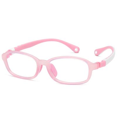 China Removable Face Shape All Match Kids Glass Frame Oval Eye Use Optical Frames Kids Glasses for sale