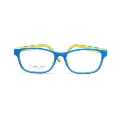 China Colorful Chinese Wholesale Fashion Children's Eyewear Eyeglass Frame Monocle Products Children Glass Rubber Frames for sale