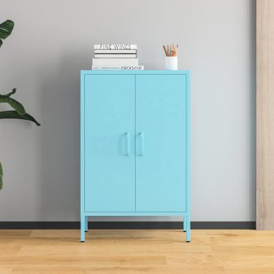 China Blue (The Other) Adjustable Legs Steel Side Cabinet Multifunctional Storage Cabinet for Home and Office Locker for sale