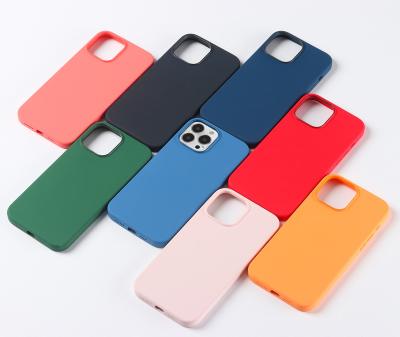 China Shockproof Luxury High Quality Magnetic Case Silicone Cell Phone Shockproof Phone Case For iPhone 13 pro 12 max pro for sale