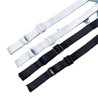 China Factory Wholesale Non-Slip Adjustable Elastic Band Black And White Bra Ties Belt For Underwear for sale