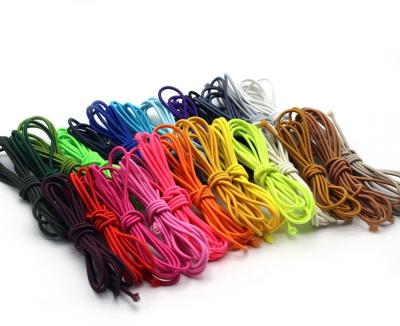 China Viable Stretch Band Around Earring Twine Elastic Rope Roll Factory Price Custom Tips T/T 2.5mm Cotton Twine Rope Macrame Silicone for sale