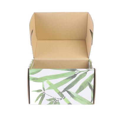 China Recyclable Custom Wholesale Kraft Paper Box Clothing Shipping Fold Brown Packaging for sale