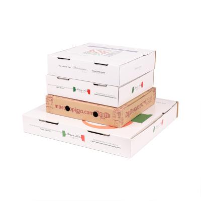 China China Recyclable Factory Printed Corrugated Cardboard Boxes Box Pizza for sale