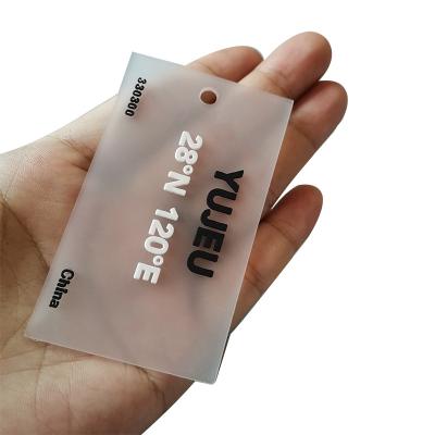 China Recyled Factory Custom Multi Size Kids Clothing Women Clothing Glue Soft PVC Label For Garment for sale