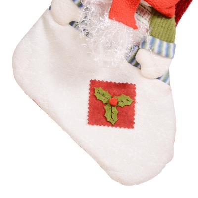 China New 2021 Christmas Party Xmas Elderly Snowman Christmas Jars Gift Sack Christmas Tree Hanging Decoration for sale