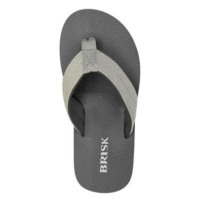 China Wholesale Anti-slippery Kids Canvas Strips Summer Slippers Beach Kids Flip Flop for sale