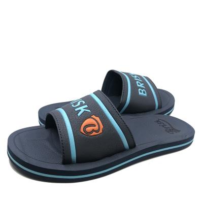 China Latest durable factory price make your own cool PU men's sandals gents slipper. for sale