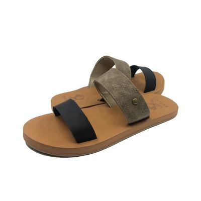 China Wild Style Fashion Beach Shoes Double Strap Anti-Slippery Slide Sandals Love Flat Slipper Ladies for sale