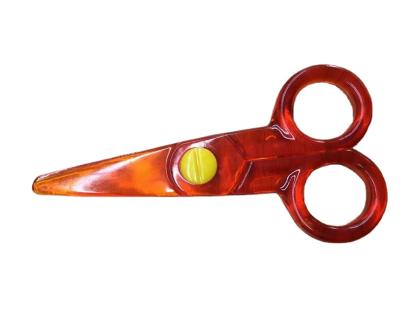 China Good quality universal cut material blade with plastic type plastic handle small size kids scissors picosecond children scissors for sale