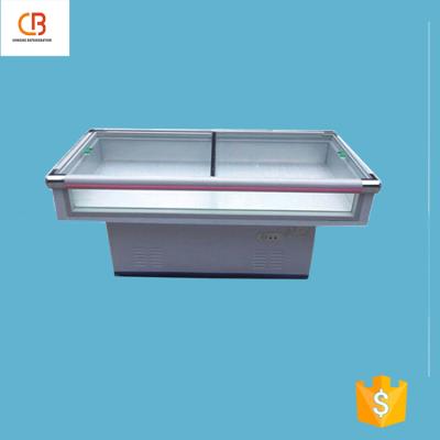 China High Quality Curved Single-temperature Supermarket Commercial Fridge Freezer for sale