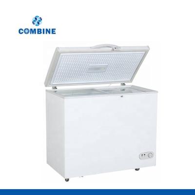 China 2021 New Single-temperature Deep Chest Freezer 170L With Single Door And Glass for sale