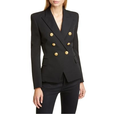 China Fashion Cross Formal Ladies High Quality Anti-wrinkle Women's Office Casual Blazer for sale