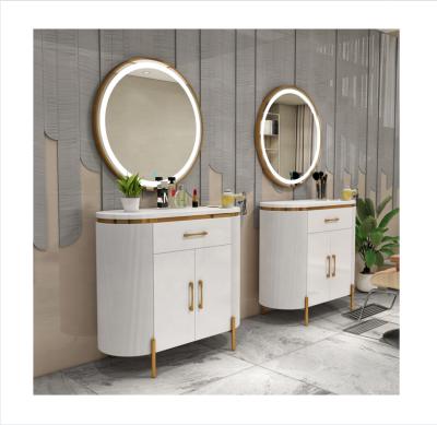 China Modern Modern Barber Shop Mirror Station Salon Station Packages For Barber Shop for sale