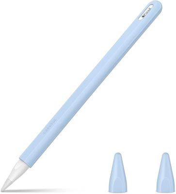 China Silicon Silicone Sleeve for Apple Pencil 2nd Generation, Lightweight Protective Pen Skin Case Cover Soft Pencil Grip Holder Covers Accessories for sale