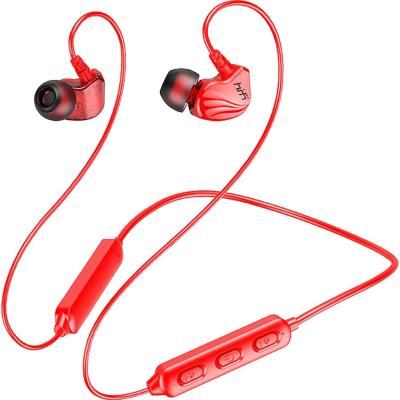 China High Fidelity Stereo Sports Neck Band Radio Earbuds HeadphonesCall Function Voice Control Power Display Element Low Current Microphone for sale