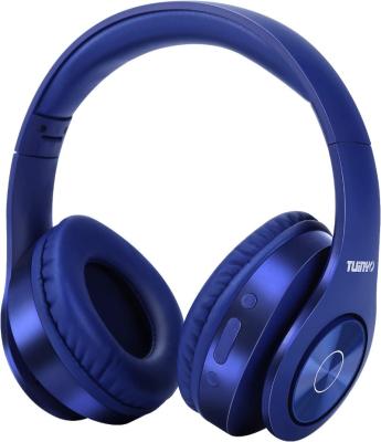 China Earphone Headphones Radio Over Ear Wireless Stereo Headset 40H Playtime With Deep Bass, Memory-Protein Soft Earmuffs for sale