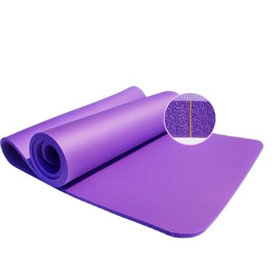 China Eco Friendly Non Slip Yoga Band Mat Fitness Exercise Mat with Carrying Strap - Workout Mat for Yoga, Pilates and Floor Exercises for sale