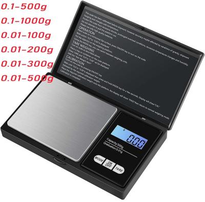 China WITH LID Jewelry Mini Stainless Steel Electronic Scale Digital Pocket Gold Gram Counterweight Scale Portable Pocket Scale for sale