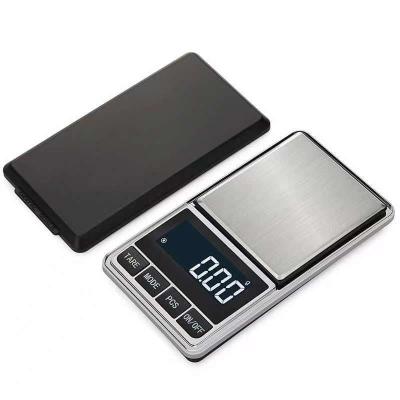 China WITH COVER 0.01g/0.1g Mini Libra Digital Jewelry Scale 100g-1000g Chain High Accuracy LCD Pocket Scales Counterweight For Kitchen Drug for sale