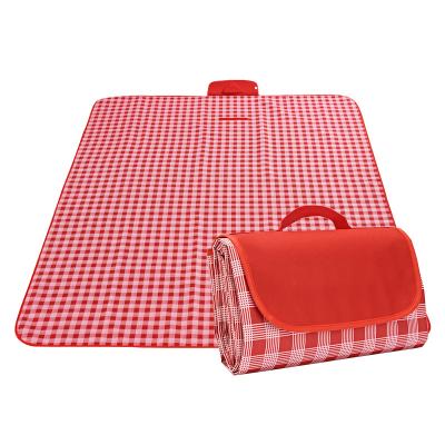 China Camping Protection Mat Moistureproof Plaid Blanket Fashionable Lightweight Warm Sleep Camping Folding Mat Outdoor Beach Picnic Waterproof for sale