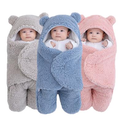 China Warm Soft Comfort Thicken Soft Newborn Baby Wrap Covers Baby Sleeping Bag Envelope For Newborn Sleepsack 100% Cotton Thicken Cocoon For Baby 0-9 Months for sale