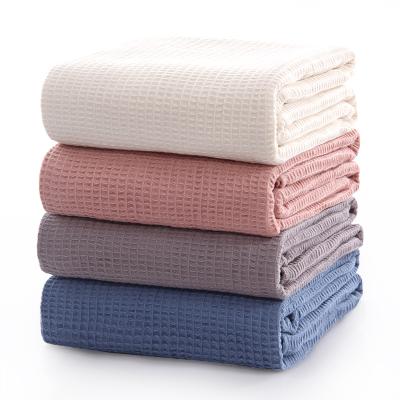 China High Quality 100% 70x140cm QUICK DRY Cotton Waffle Bath Towels For Adult Soft Absorbent Towel Household Bathroom Towel Sets for sale