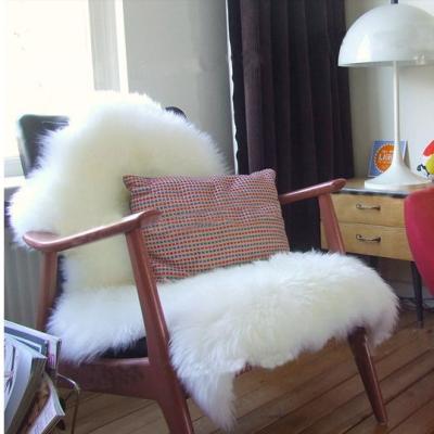 China European And American Style Sheepskin Chair Cover Seat Pad Soft Upholster Faux Furry Plain Plain Skin Rugs Bedroom Area Rugs Mat Muzzi 002 4sizes for sale