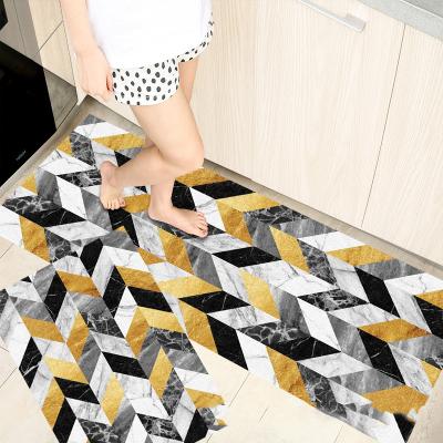 China Oilproof Kitchen Mat Antislip Bath Mat Soft Kitchen Floor Mat Living Room Carpet Doormat Waterproof Anti-Slip Cover for sale