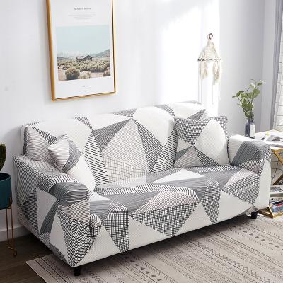 China Floral Geometric Elastic Sofa Covers For Living Room Corner Modern Sectional Sofa Cover Slipcovers Couch Cover Chair Protector for sale