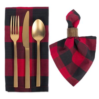 China Modern Place Mat Decoration For Table Mats And Runners Napkin Cloth Table Runners Cotton Plaid Table Runners And Rugs Table Runners for sale