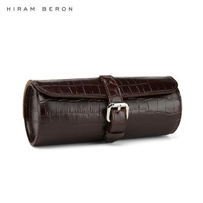 China Hiram Beron Italian Leather Travel Luxury Luxury Watch Case For Men ODM OEM Wholesale for sale