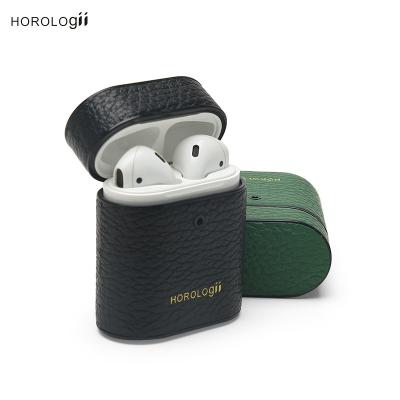 China For Hiram Beron New Italian Leather Airpods Earpods Case For Apple Dropship Wholesale for sale