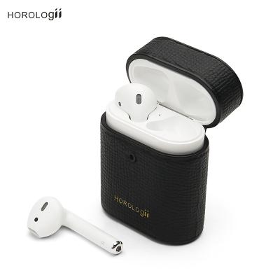 China Cowhide Leather and PC For Premium Leather Airpod Case New Earphone Kit Accessories Covers For Apple Airpods for sale