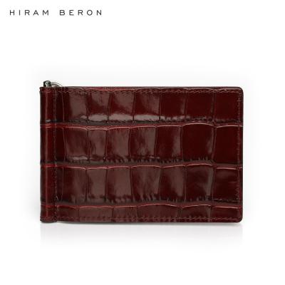 China Dress 2022 New Product Italian Cow Leather Men Wallet With Money Clip OEM ODM Wholesale Dropship for sale