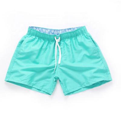 China Wholesale Anti-UV Boys Beach Shorts Swim Trunks Mens Solid Swim Trunks 2019 for sale