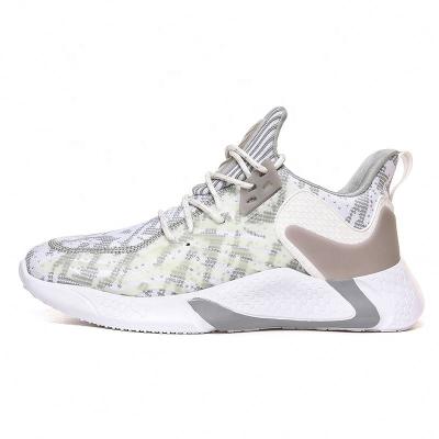 China 2023 Customized Fashion Mesh Fabric Luminous Breathable Net Running Sport Shoes Sneakers For Men for sale