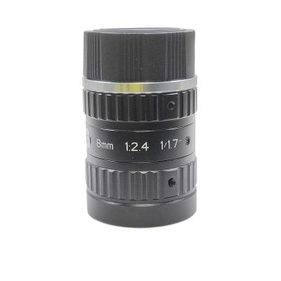 China Industrial Camera Lens 8mm C-mount 12MP Computer Vision FA Camera Lens for sale