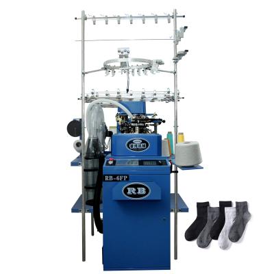 China RB-6FP factory low price sock knitting machine for making netting socks for sale